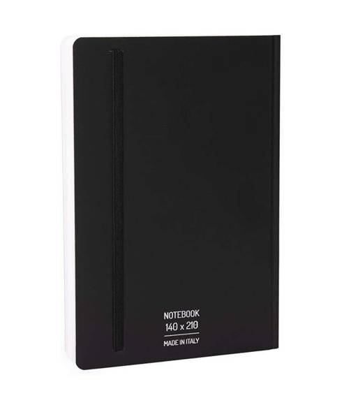 PININFARINA Segno Notebook Stone Paper, stone notebook, black cover, lines