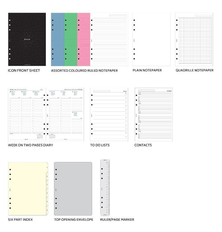 Organizer fILOFAX SAFFIANO Metallic A5, różowe złoto