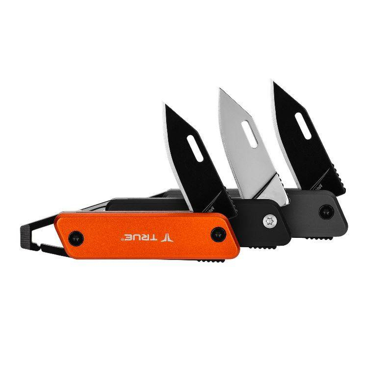 TU7059 True Utility Modern KeyChain Folding Knife - Black