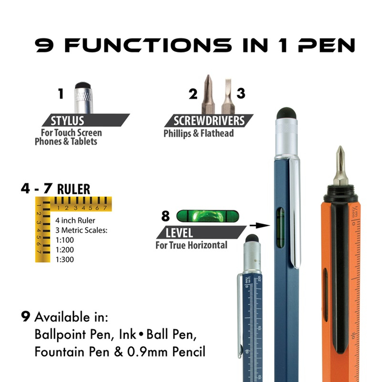 Długopis Monteverde USA The Original Tool Pen™, mosiądz
