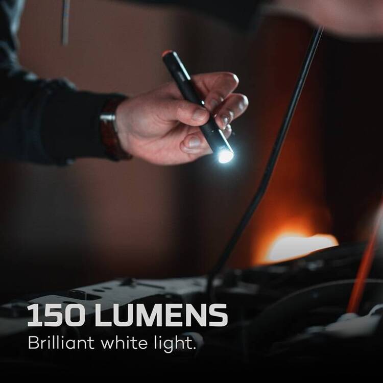 NEBO Latarka kieszonkowa Columbo 150 lumenów - dużo miejsca na Twoje Logo